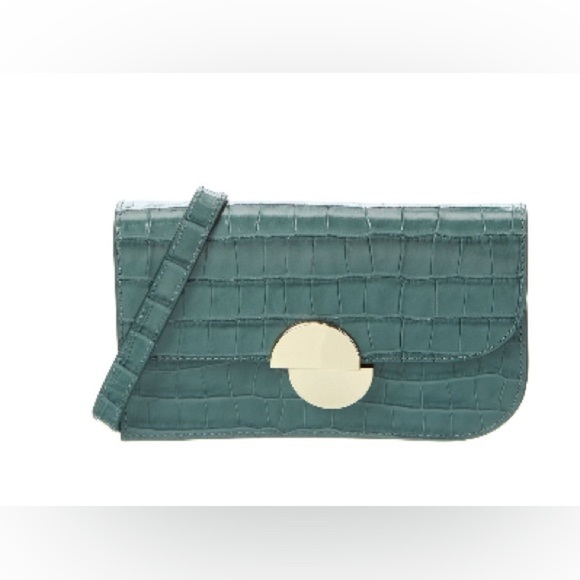 NEW Jason Wu Croc-Embossed Leather Bag - Picture 1 of 5